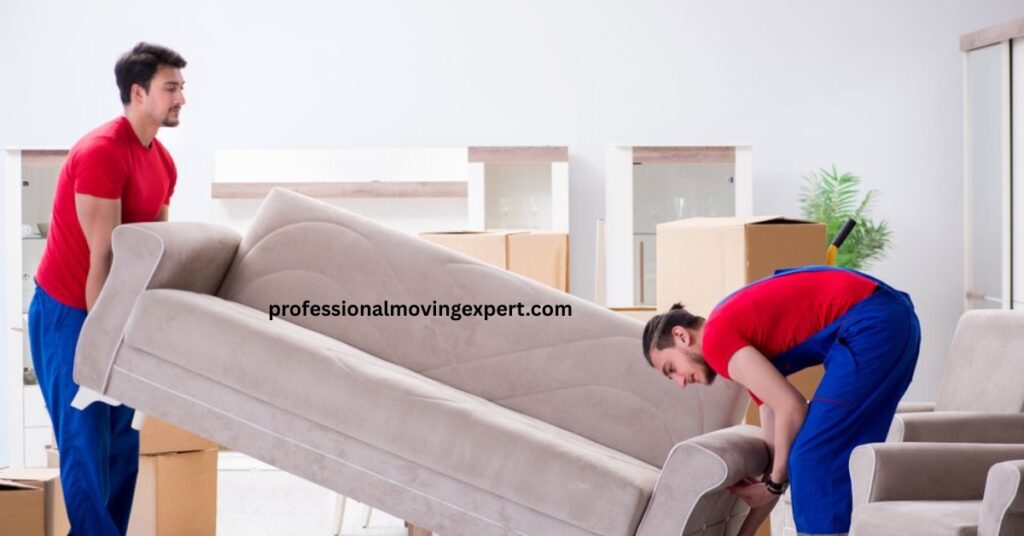 Movers handling home furniture in Abu Dhabi"